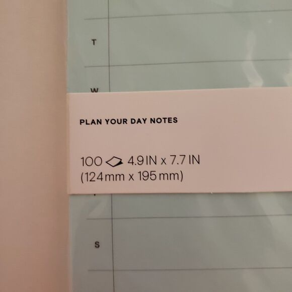 Noted By Post-It Planning Notes Plan your day Pale Green 100 sheets 4.9x7.7 - Picture 9 of 10